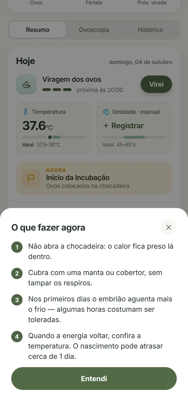 O que fazer quando falta energia